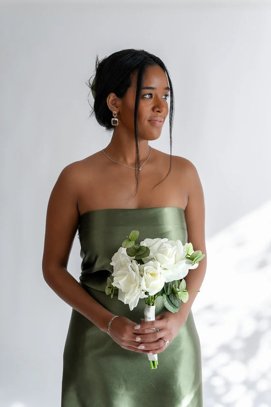 Artificial Flowers for Wedding Bridesmaid Bouquets