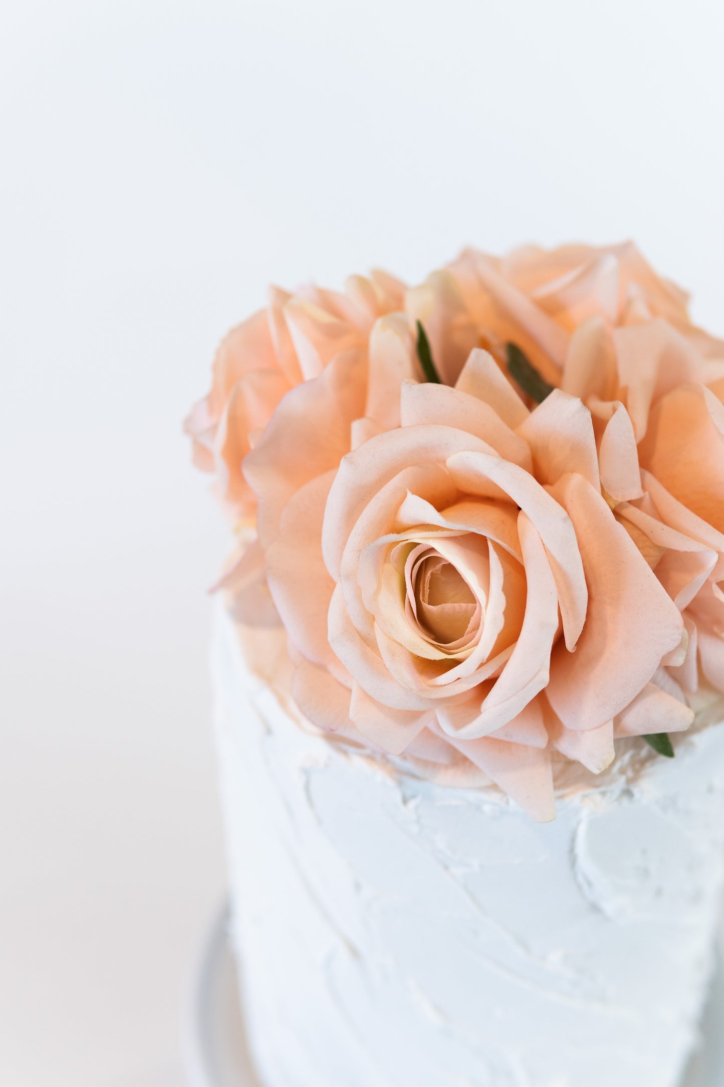 Anthea Pink Real Touch Cake Flowers – Lifelike Faux Wedding Cake Décor