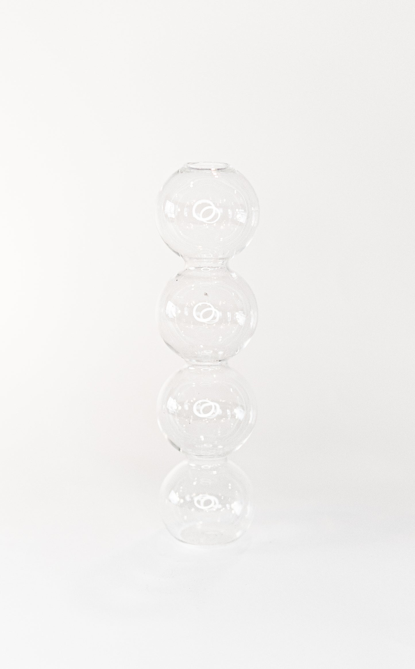 Venus Tall Bubble Glass Vase- Elegant Wedding Decor