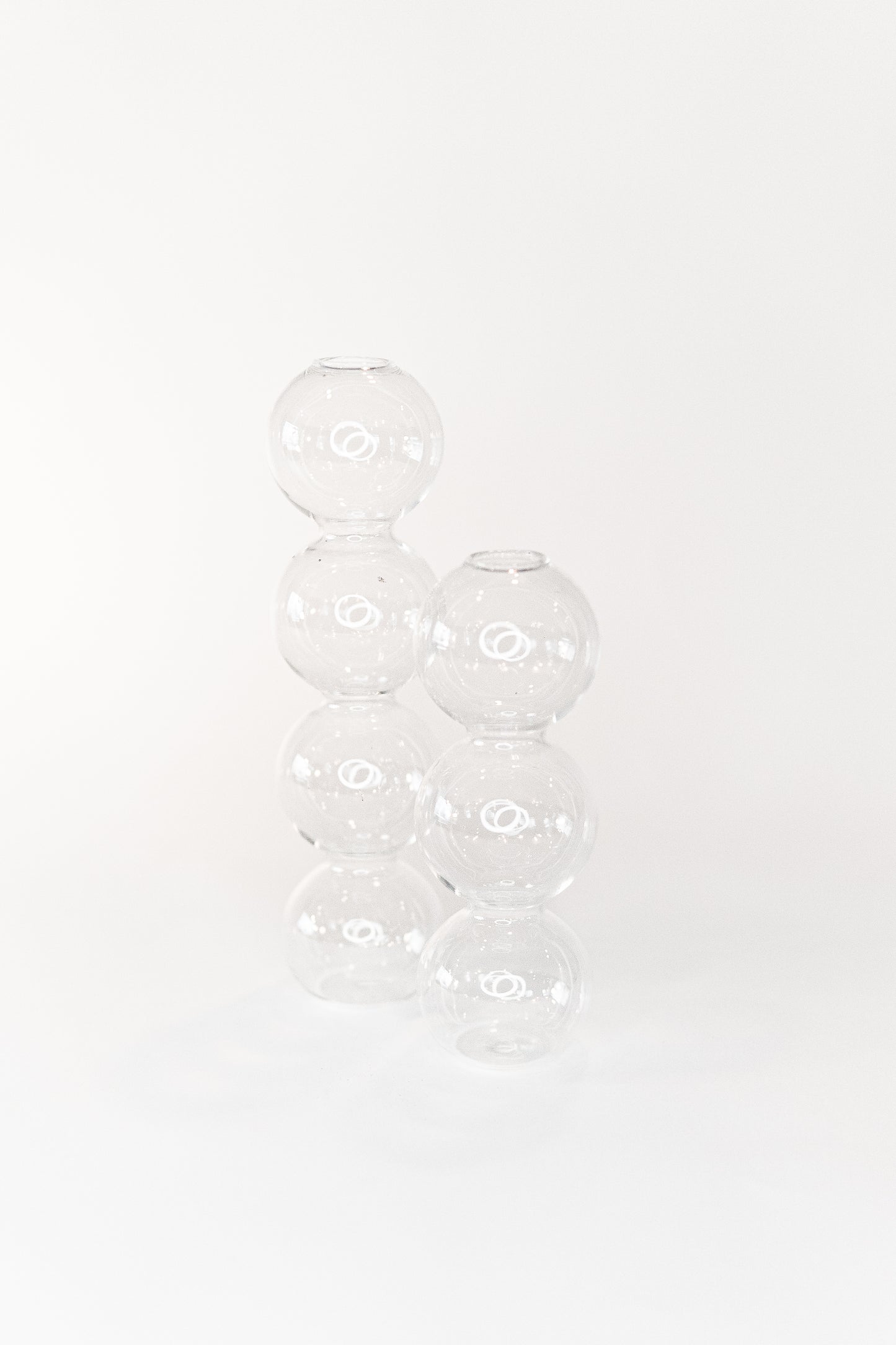 Venus Tall Bubble Glass Vase- Elegant Wedding Decor