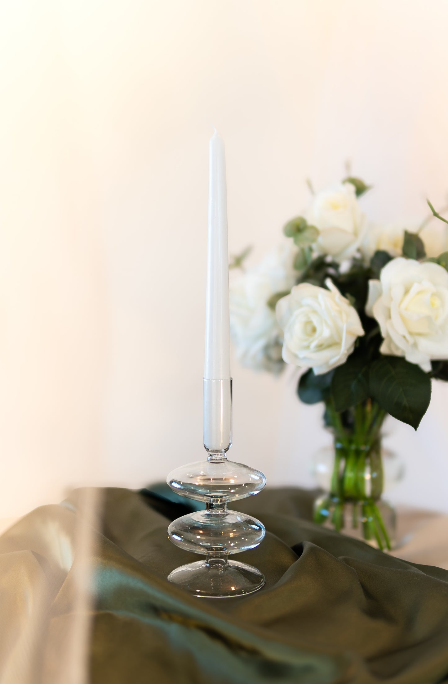 Aurora Taper Candle Holder – Elegant Wedding Décor