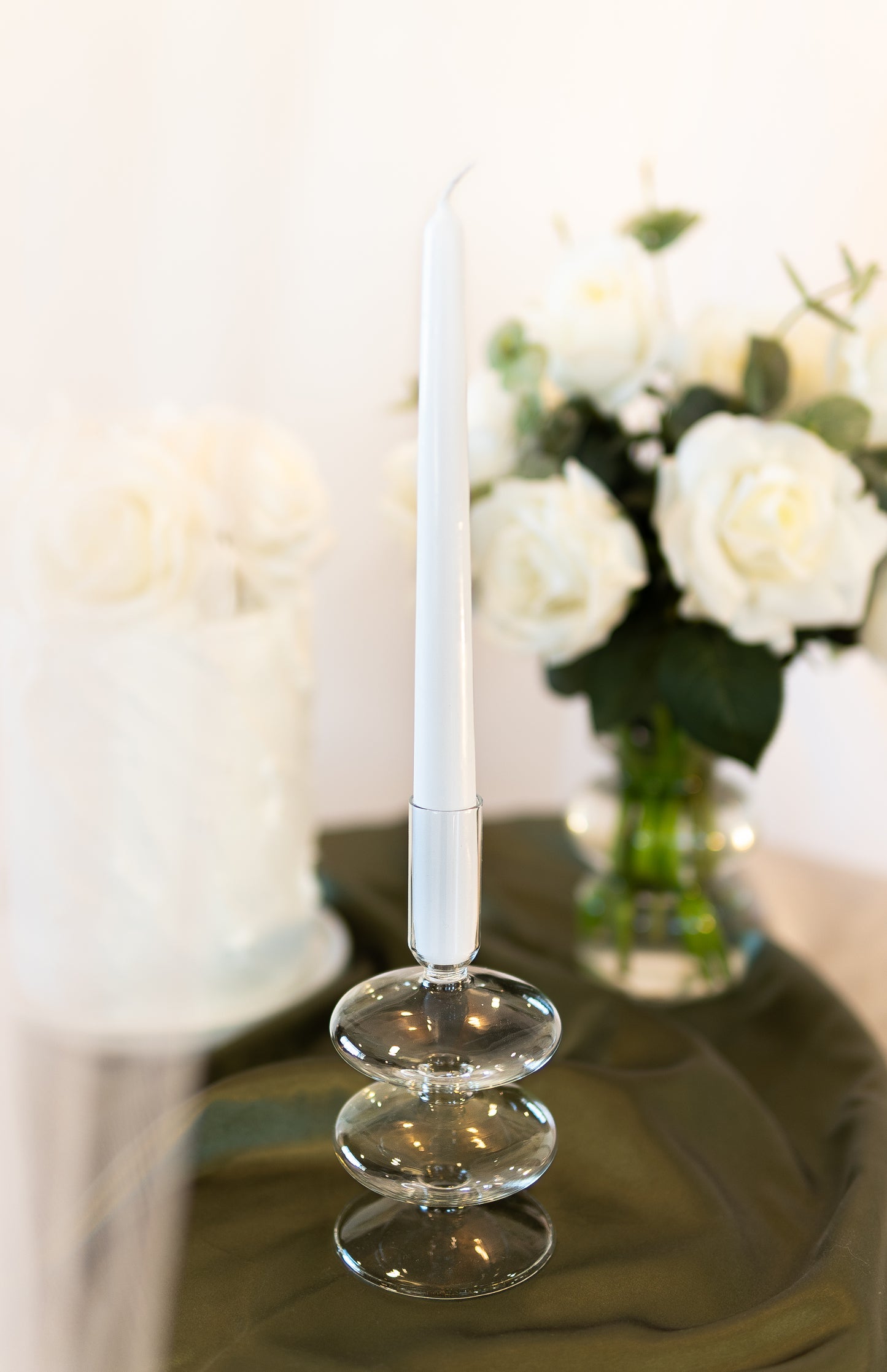 Aurora Taper Candle Holder – Elegant Wedding Décor