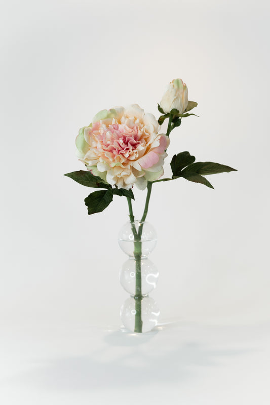 Bridal Blush Real Touch Peony – Lifelike Artificial Wedding Flower