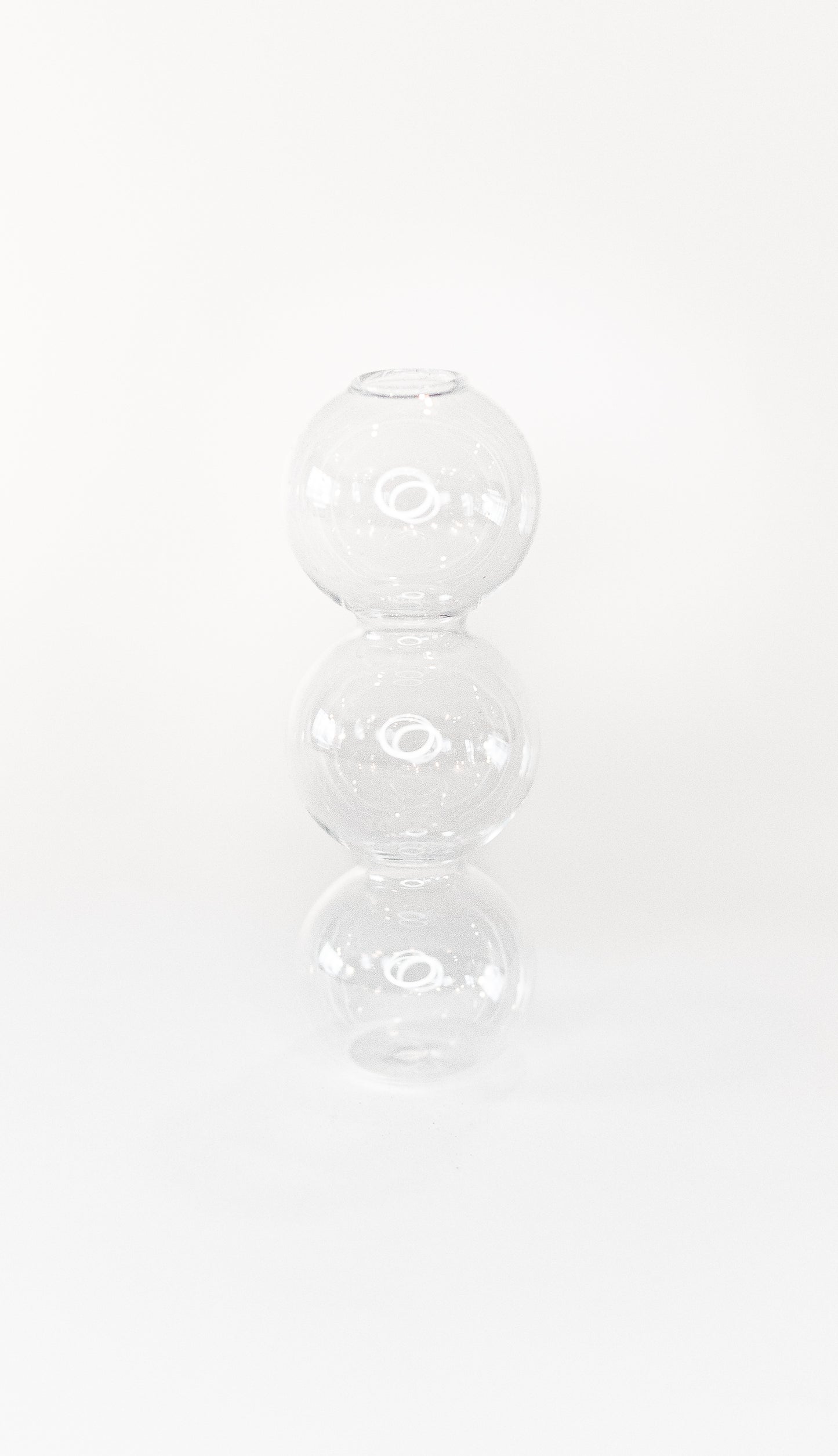Venus Short Bubble Glass Vase- Elegant Wedding Decor