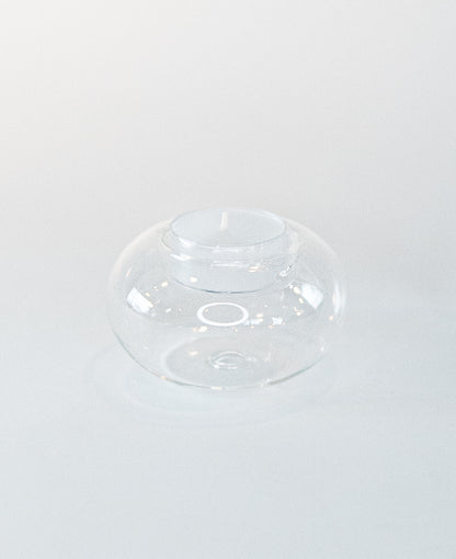 Gaia Tea Light Holder – Elegant Glass Candle Holder for Weddings
